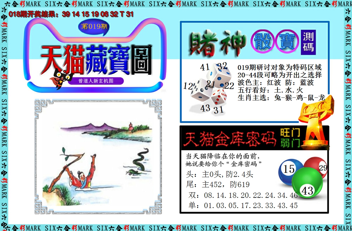 2025019期天猫藏宝图
