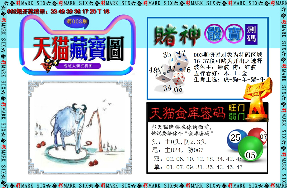2025003期天猫藏宝图