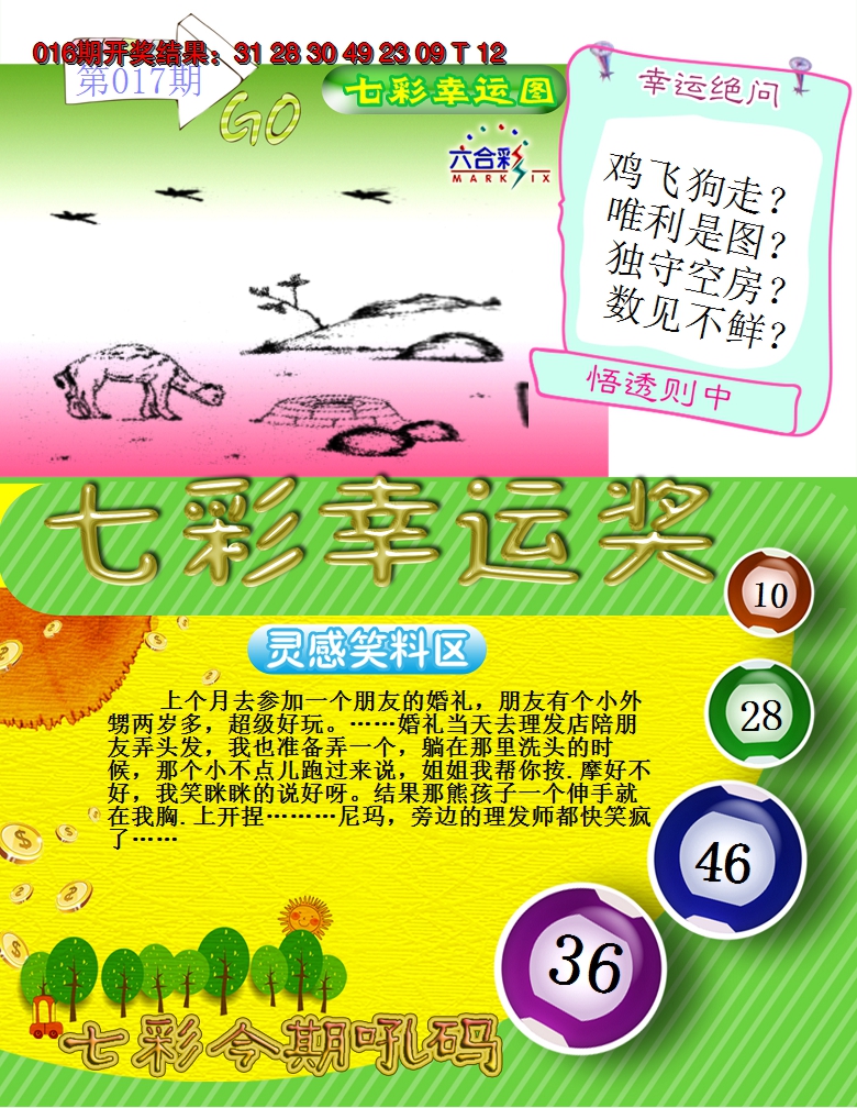 2025017期七彩幸运奖