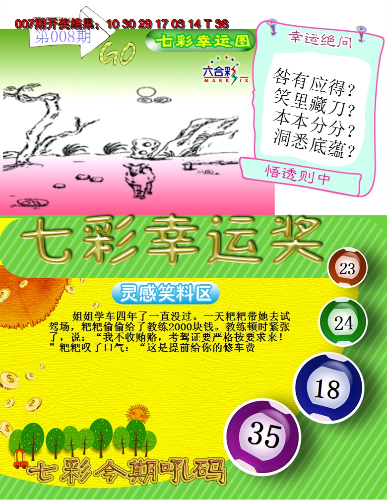 2025008期七彩幸运奖