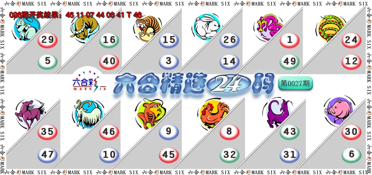 2025027期六合精选24码