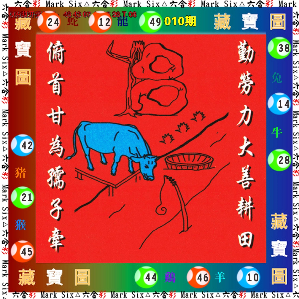 2025010期藏宝图
