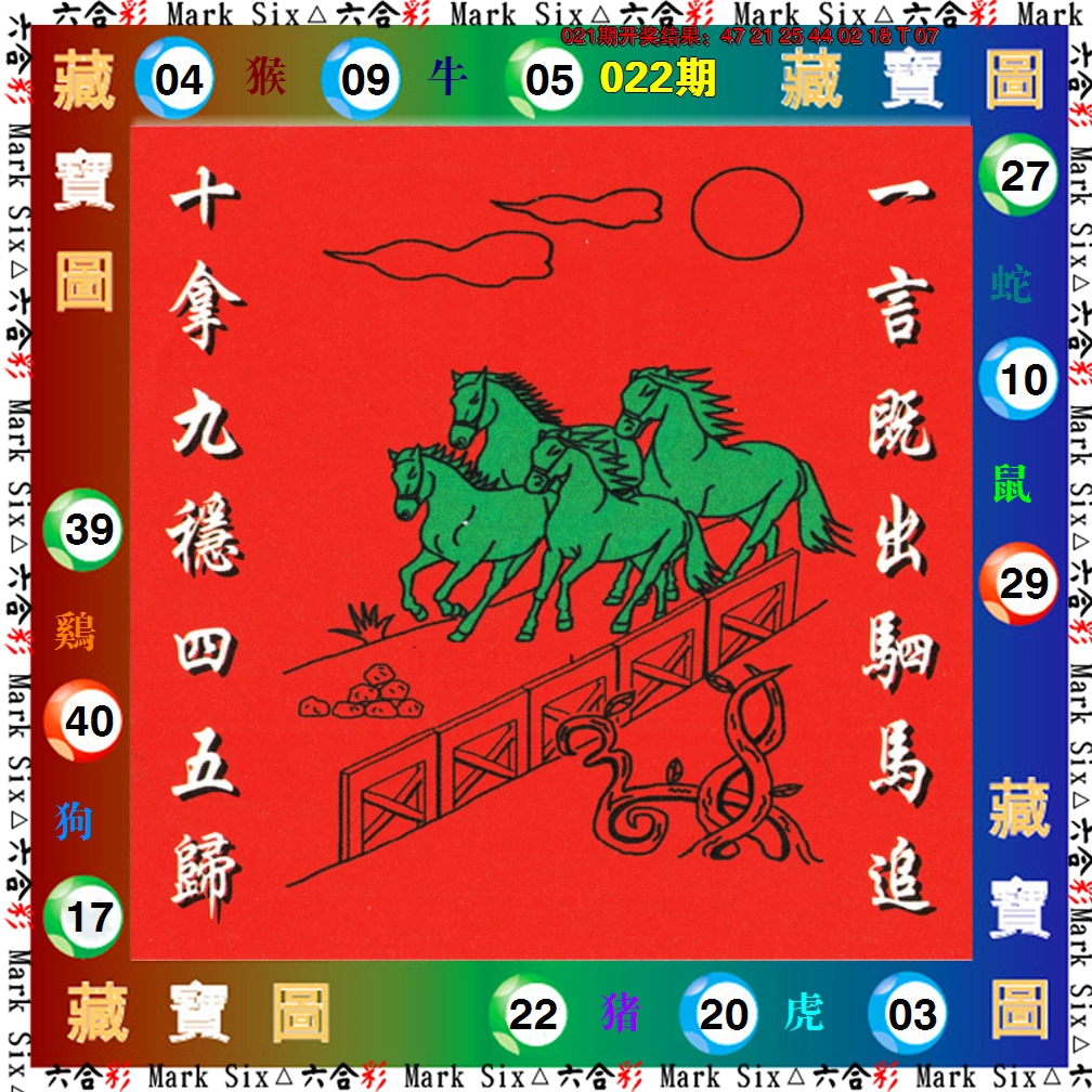 2025022期藏宝图