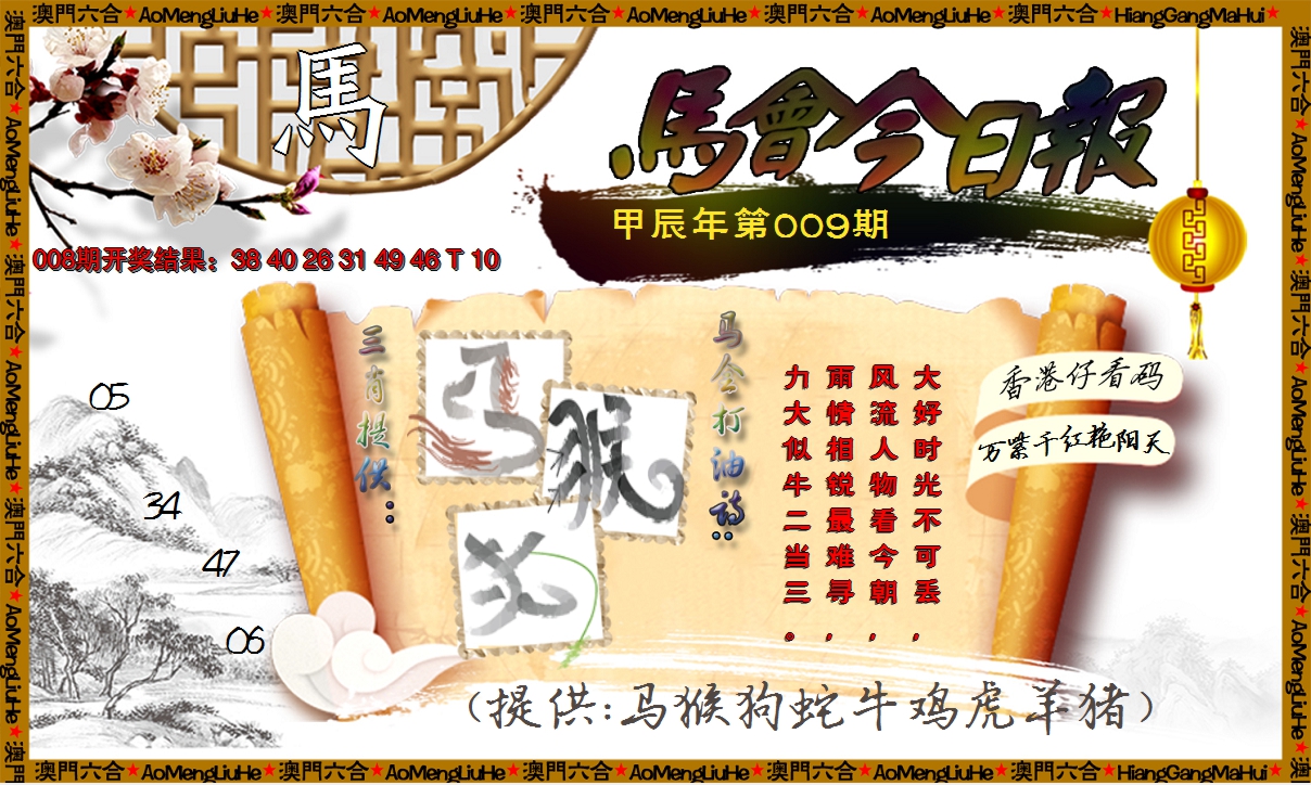 2025009期马会今日报