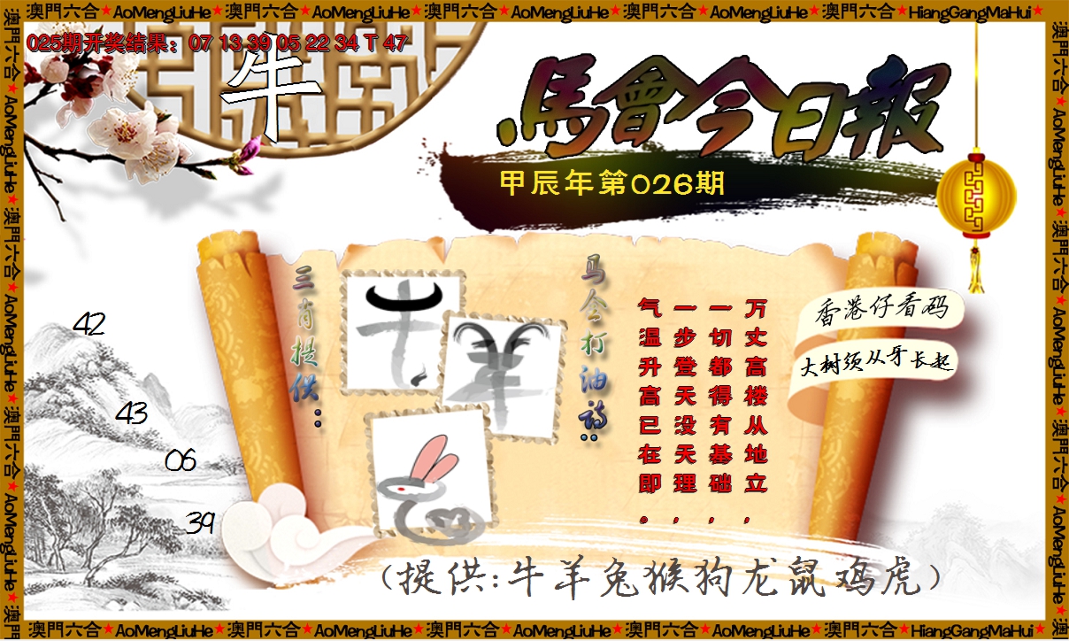 2025026期马会今日报