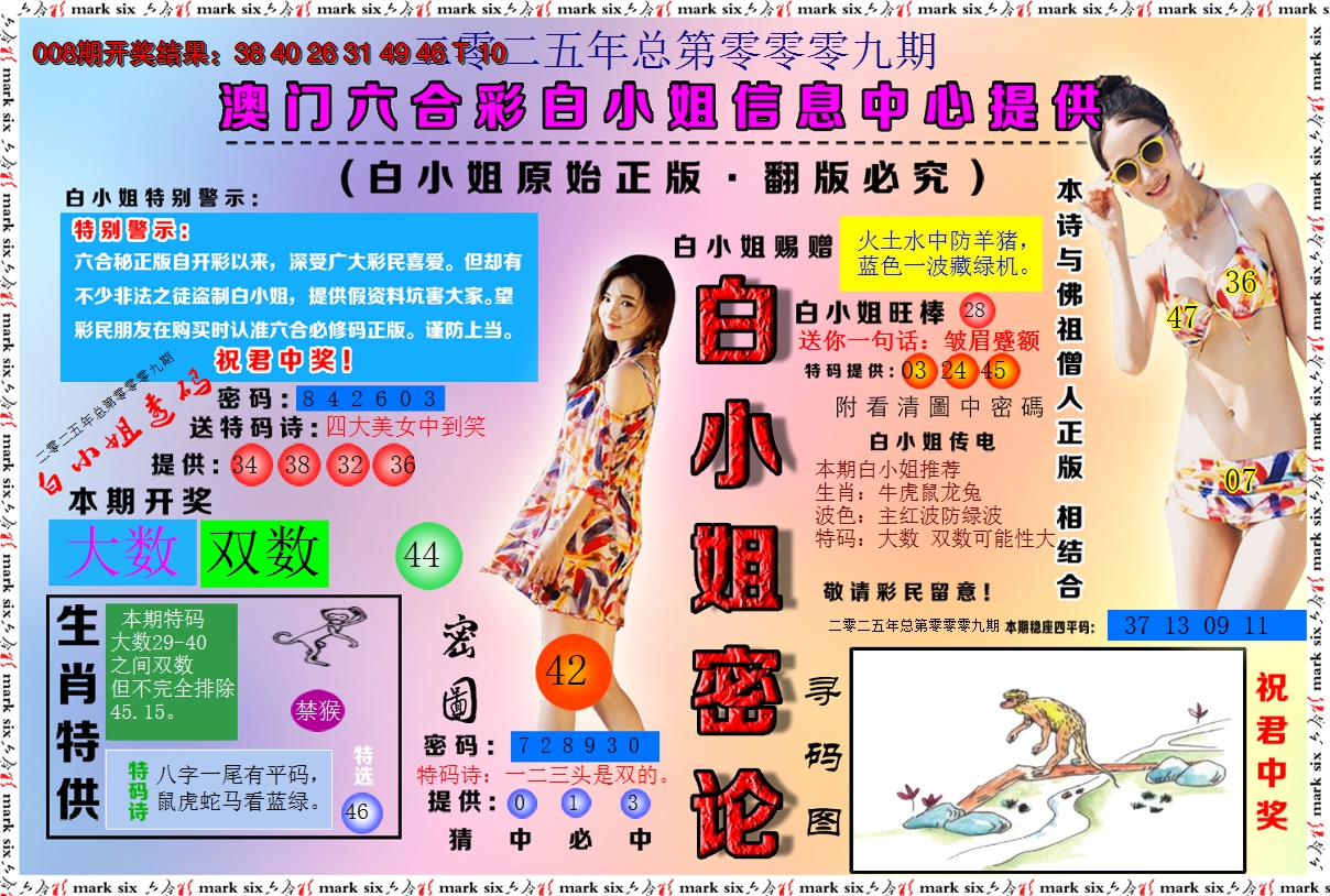 2025009期白小姐密论