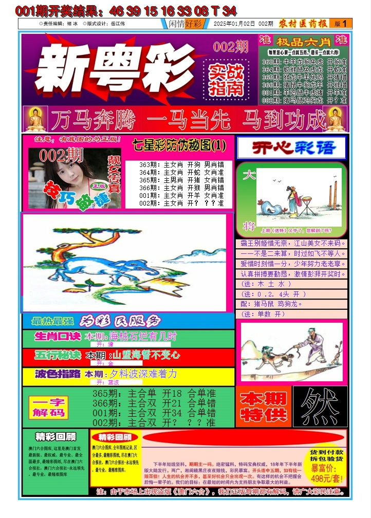 2025002期新粤彩A