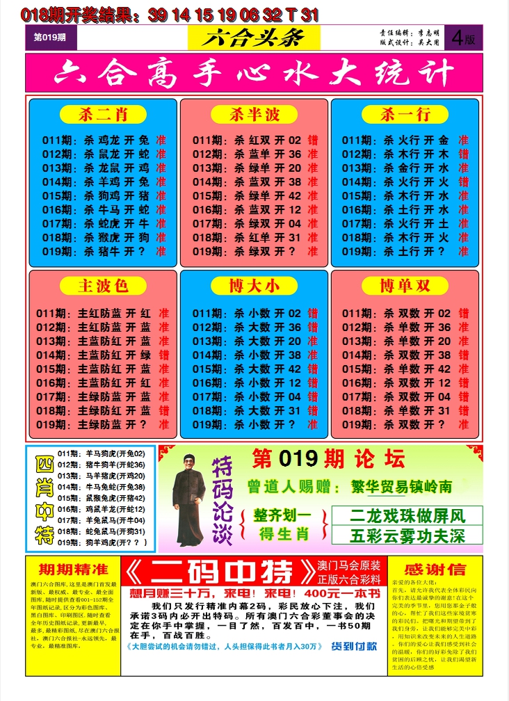 2025019期六合头条D