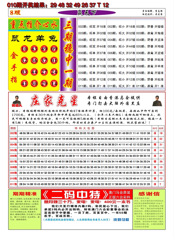 2025011期澳门赢天下B