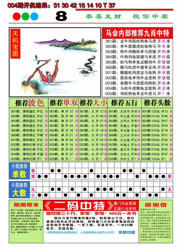 2025005期澳门致富经B