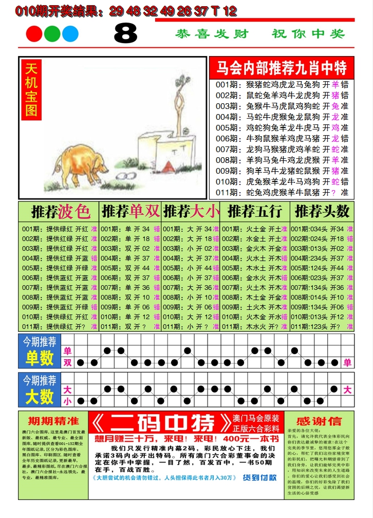 2025011期澳门致富经B