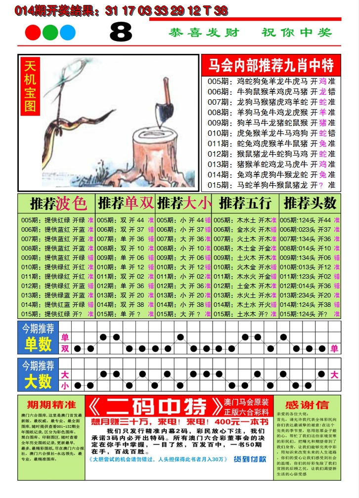 2025015期澳门致富经B