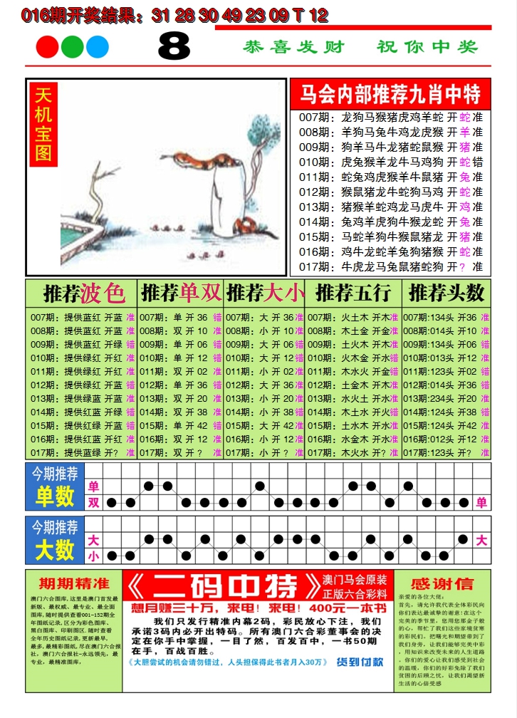 2025017期澳门致富经B