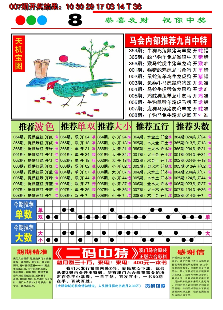 2025008期澳门致富经B