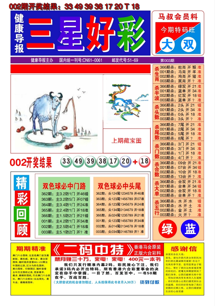 2025003期澳门三星好彩A