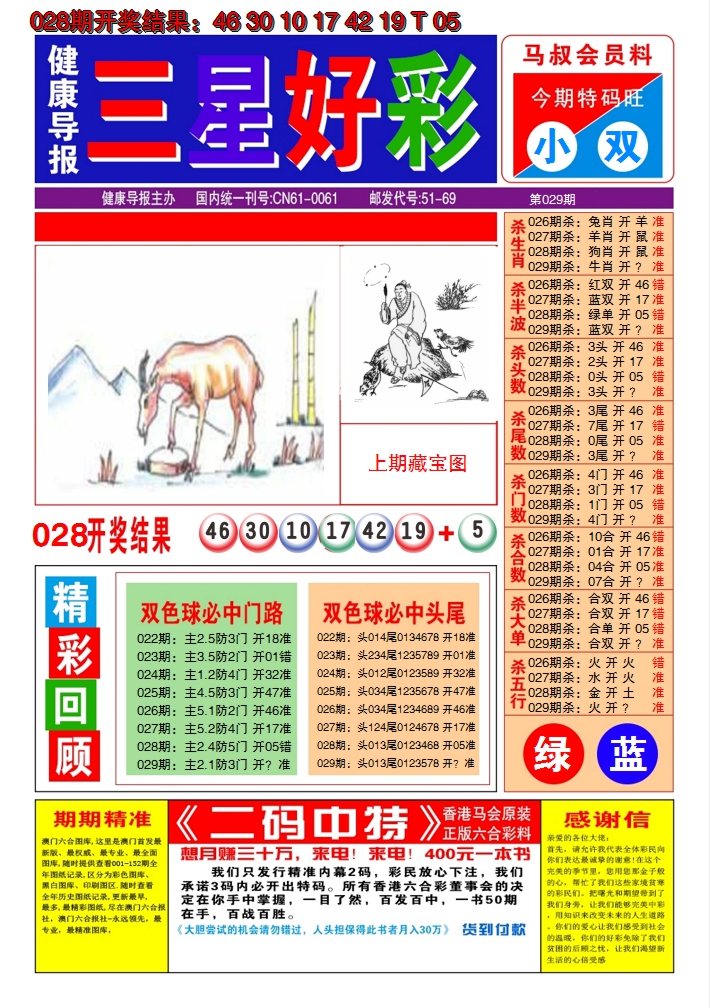 2025029期澳门三星好彩A