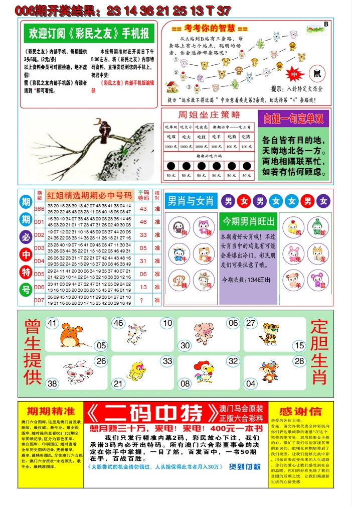 2025007期澳门三星好彩B