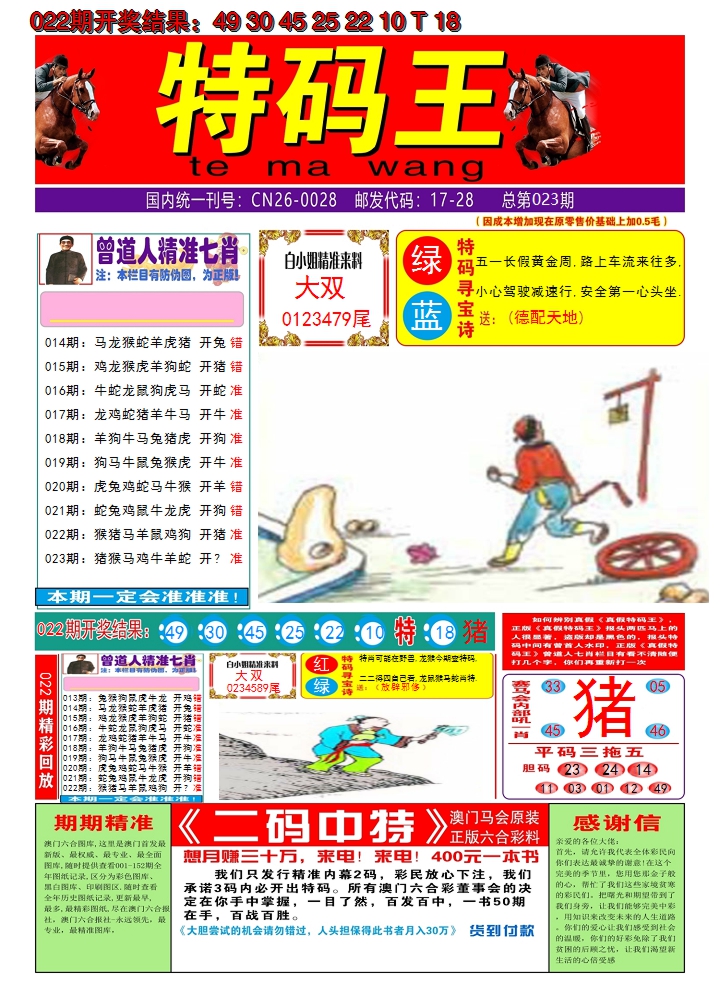 2025023期澳门特码王A