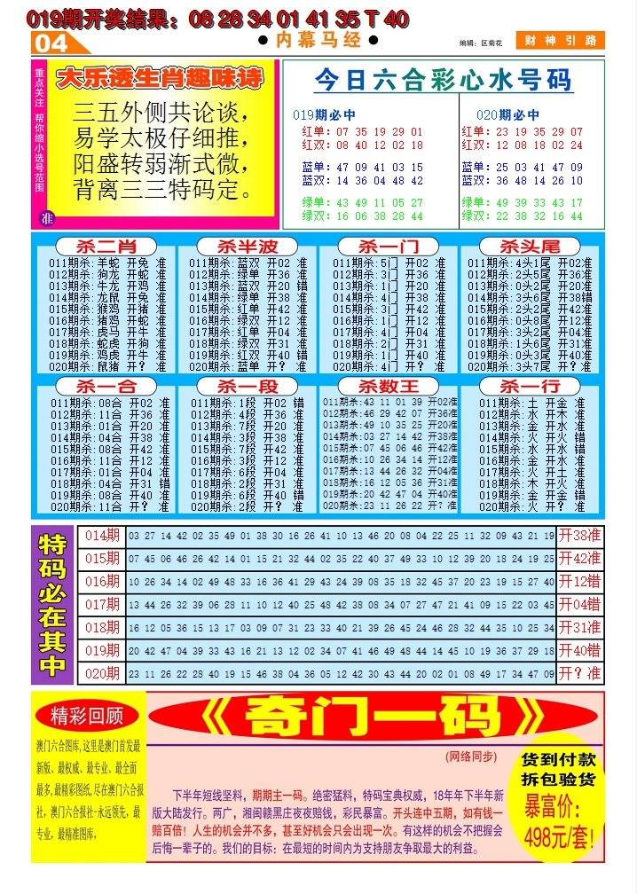 2025020期财神引路C