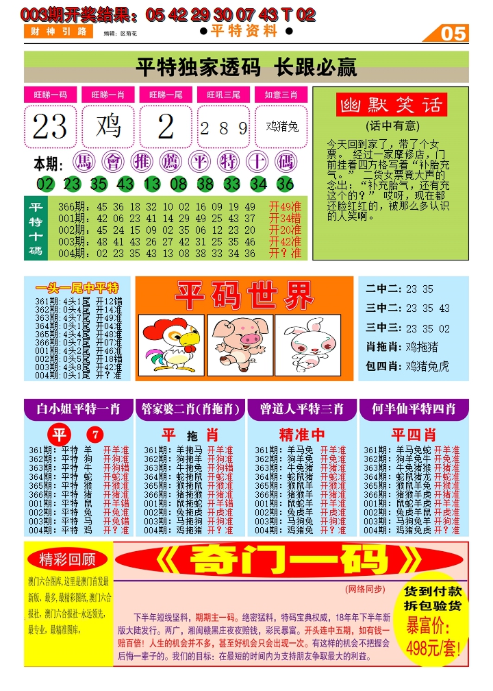 2025004期财神引路D