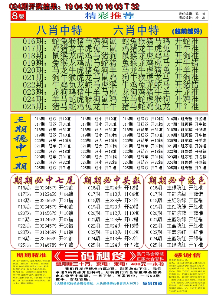 2025025期澳门六合梦C