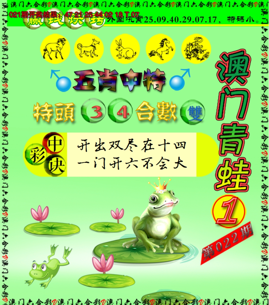2025022期青蛙系列1