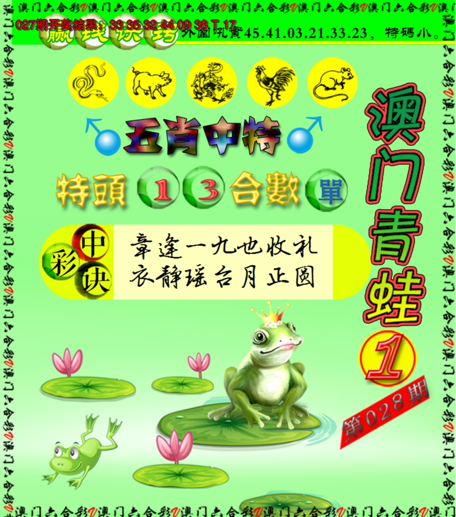 2025028期青蛙系列1