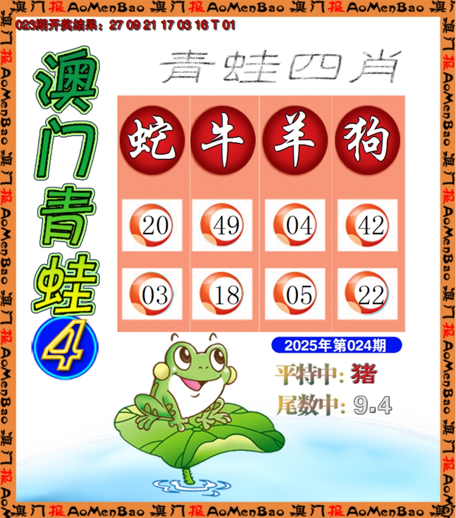 2025024期青蛙系列4