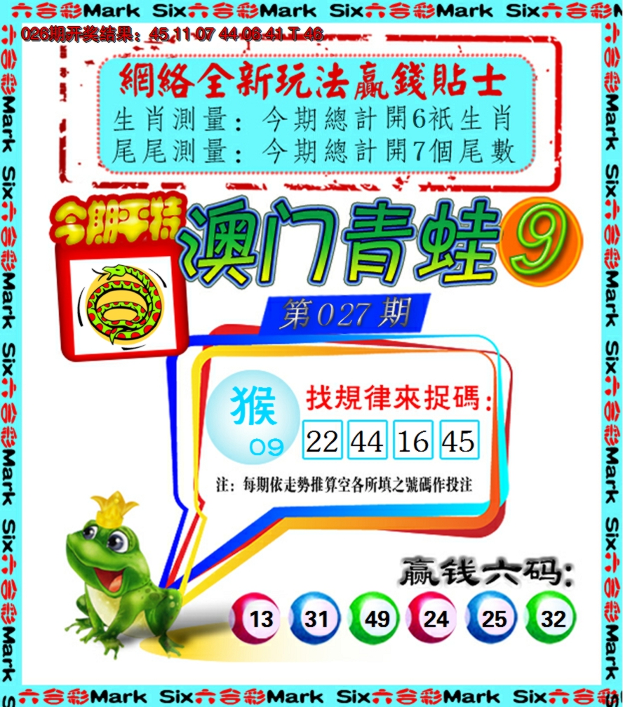 2025027期青蛙系列9