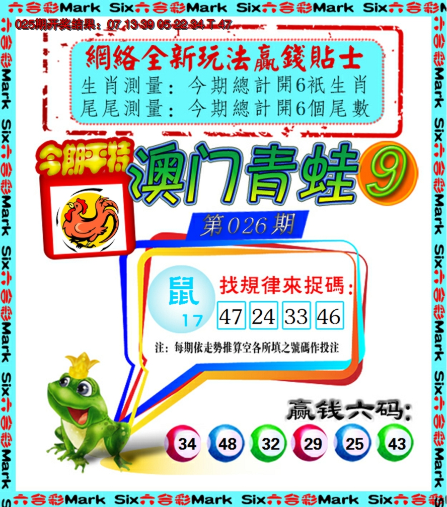 2025026期青蛙系列9