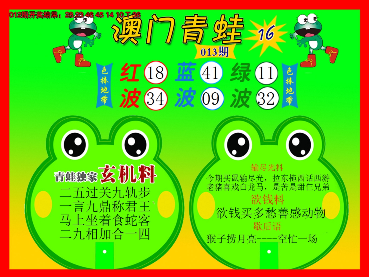 2025013期青蛙系列16