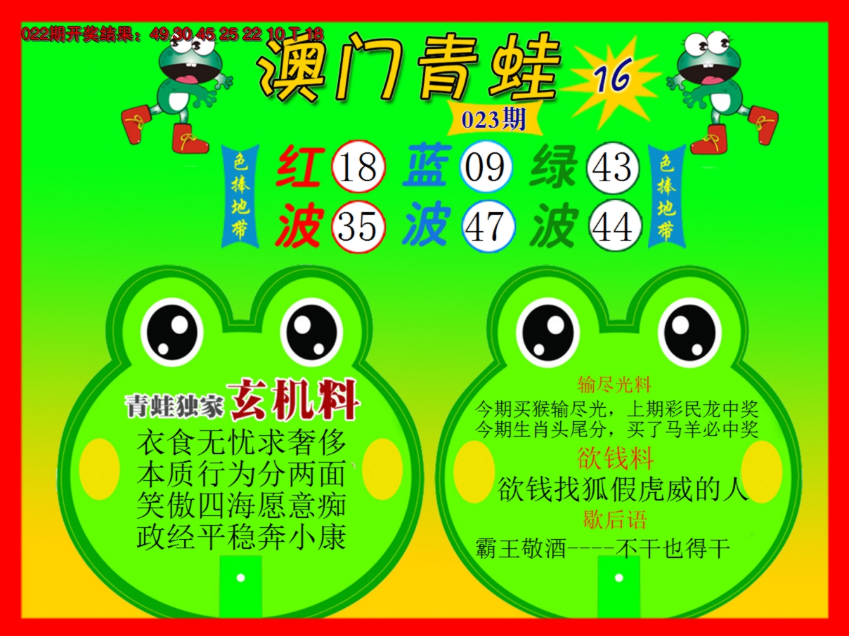 2025023期青蛙系列16