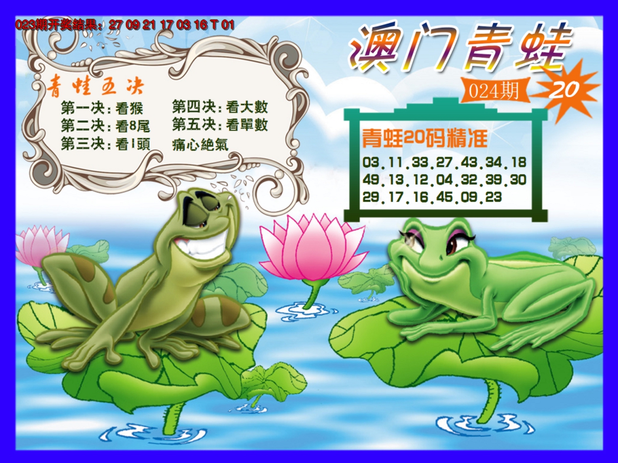 2025024期青蛙系列20