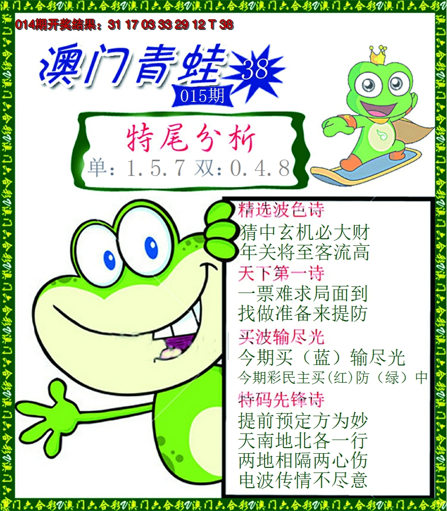 2025015期青蛙系列38