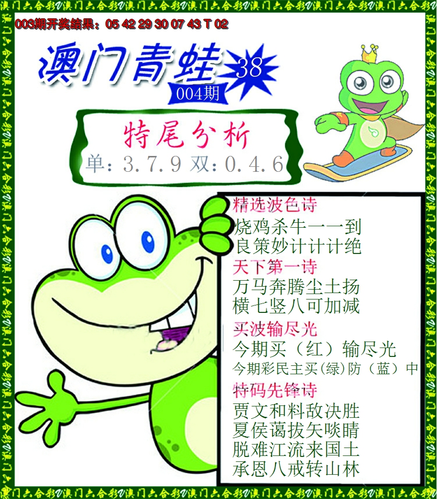 2025004期青蛙系列38