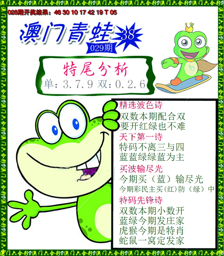 2025029期青蛙系列38
