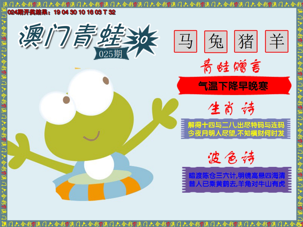 2025025期青蛙系列49