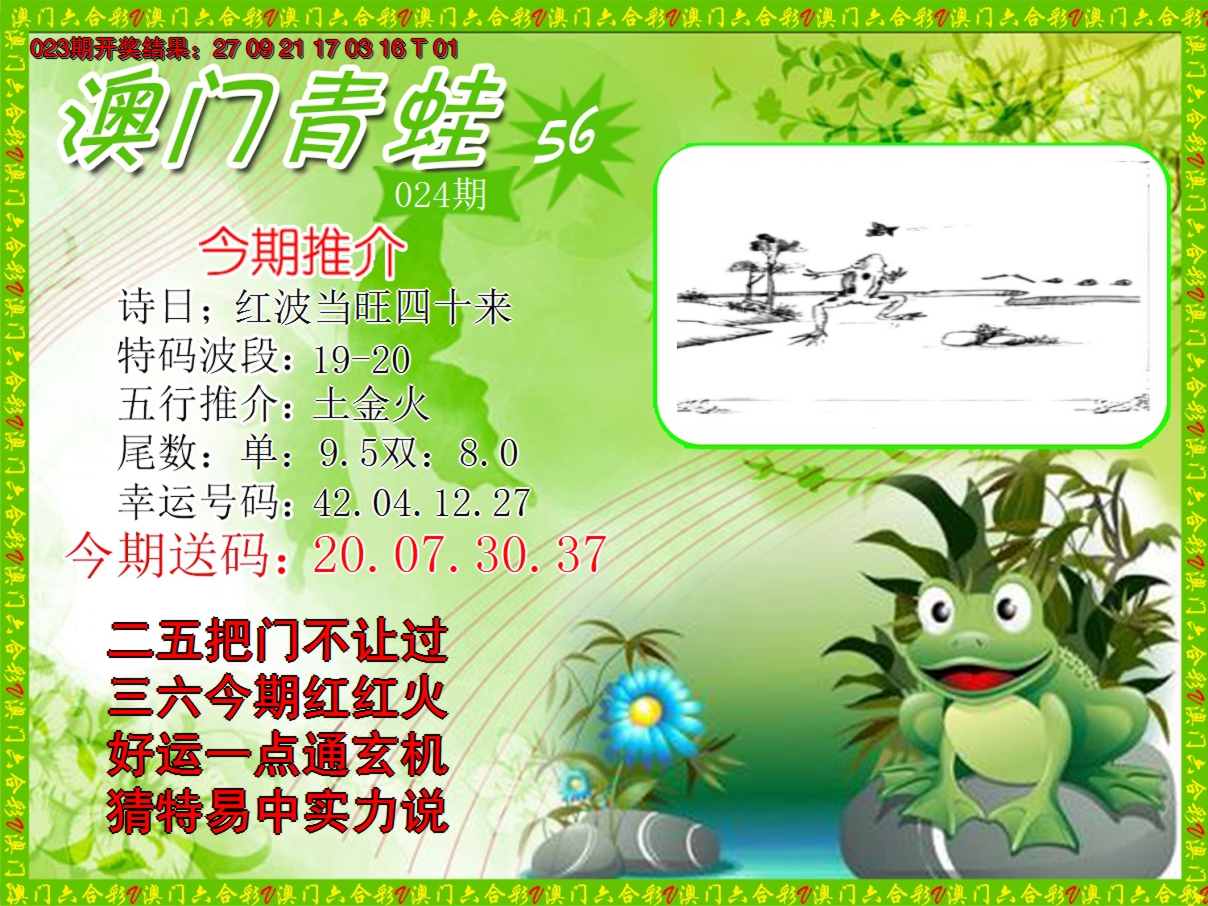 2025024期青蛙系列56