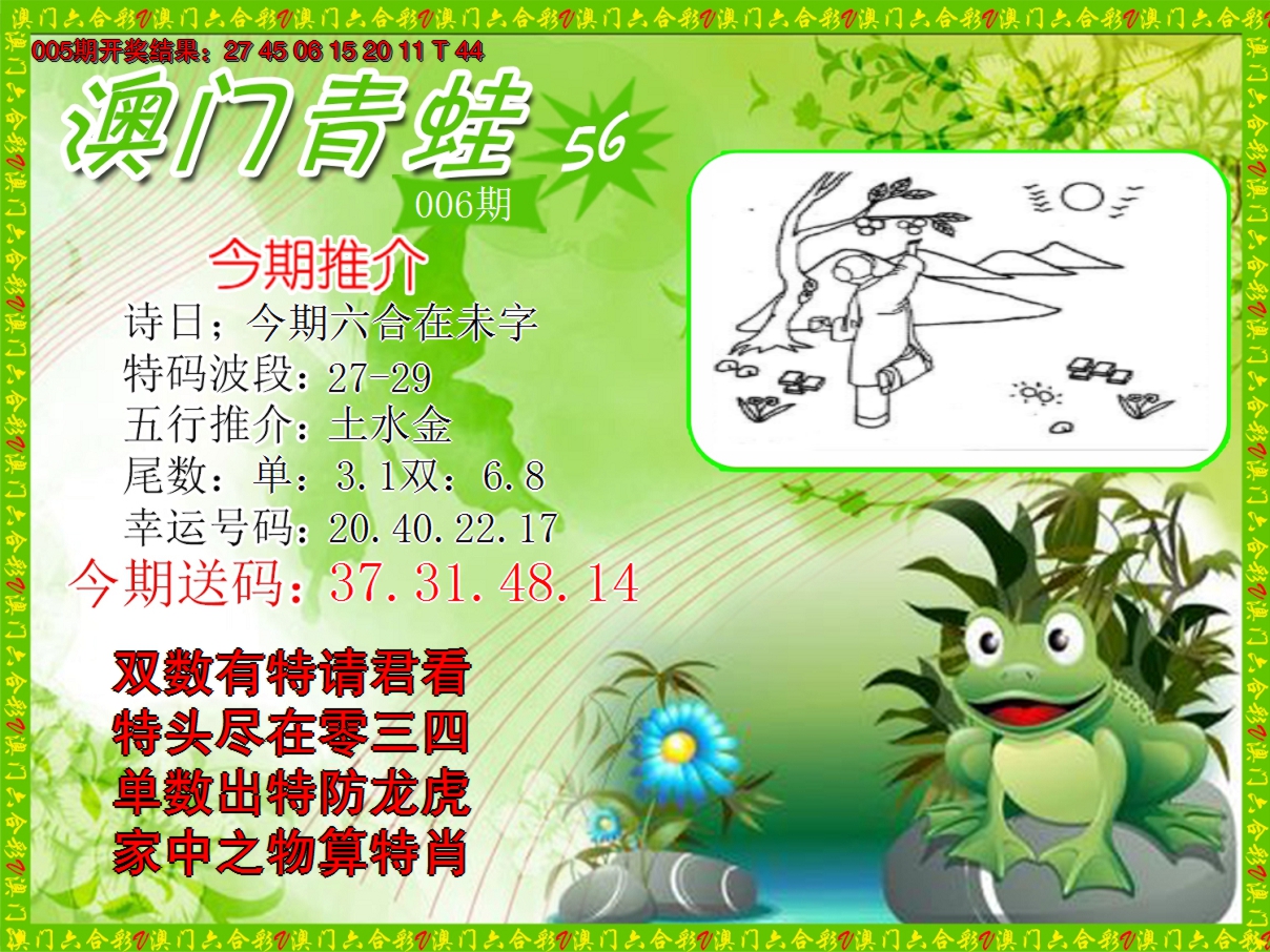 2025006期青蛙系列56