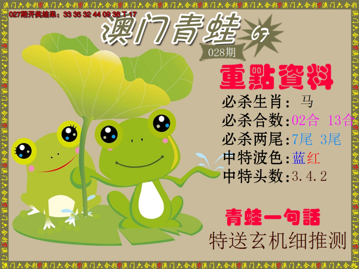 2025028期青蛙系列67