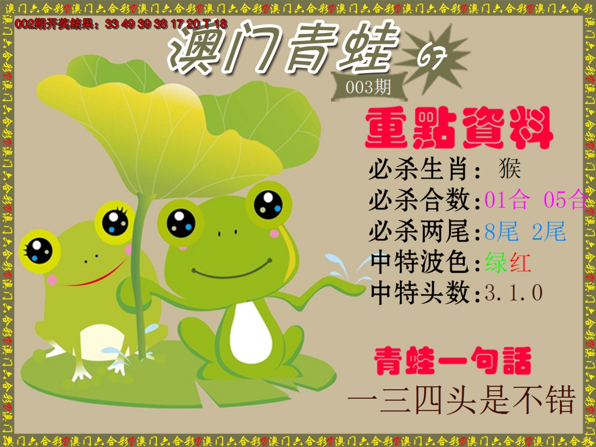 2025003期青蛙系列67