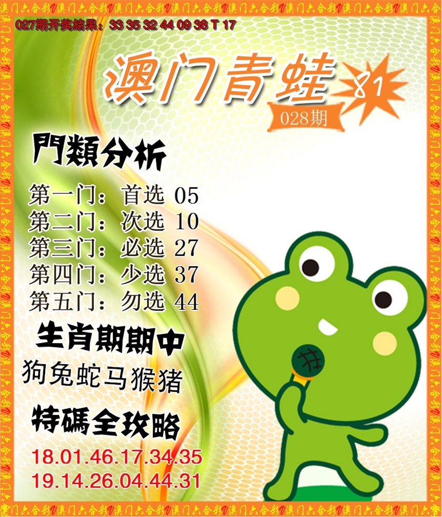 2025028期青蛙系列81