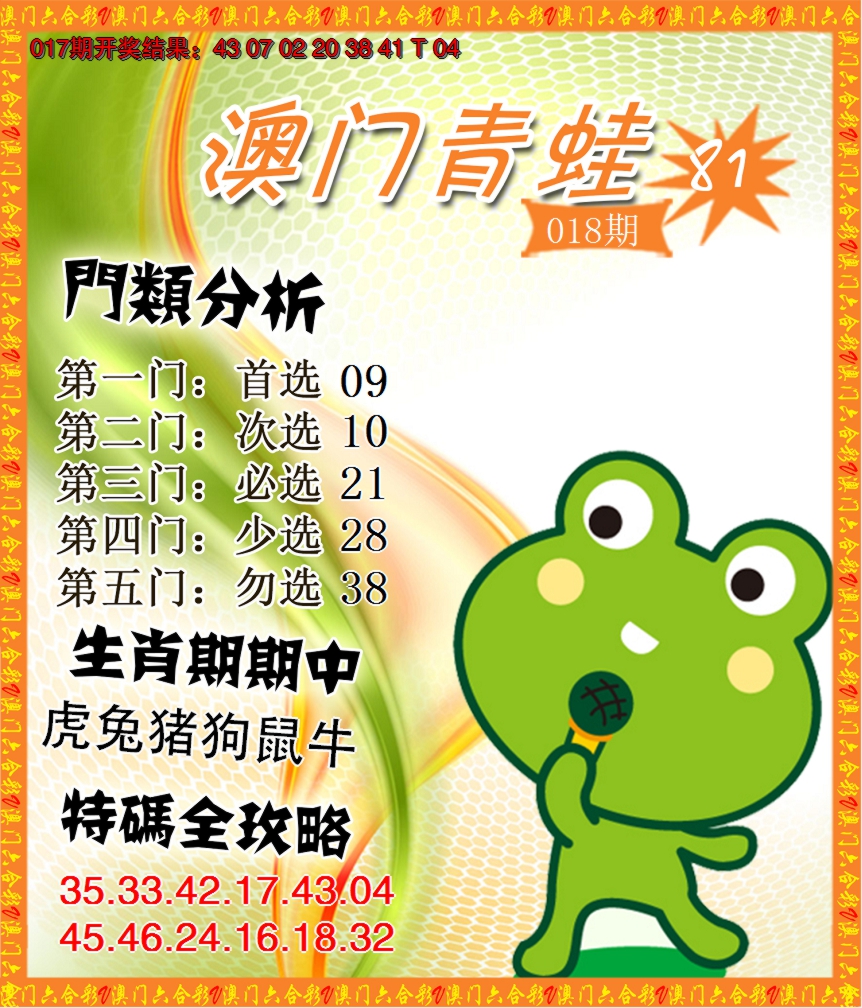 2025018期青蛙系列81