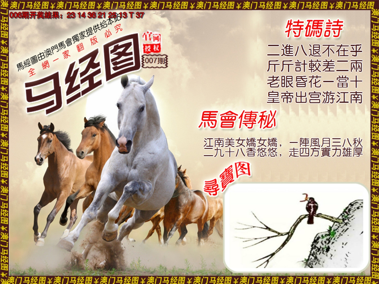 2025007期马经系列1