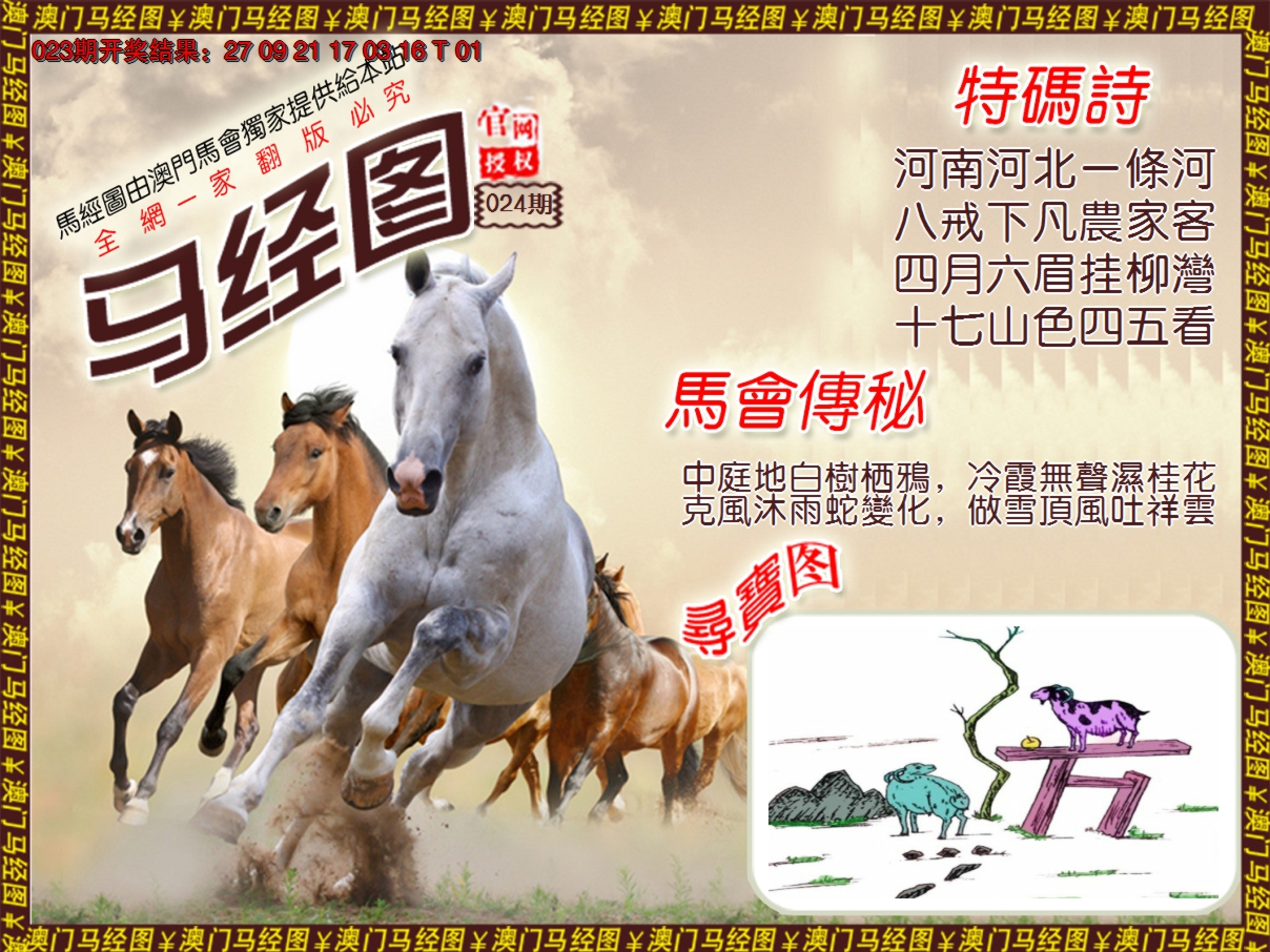 2025024期马经系列1
