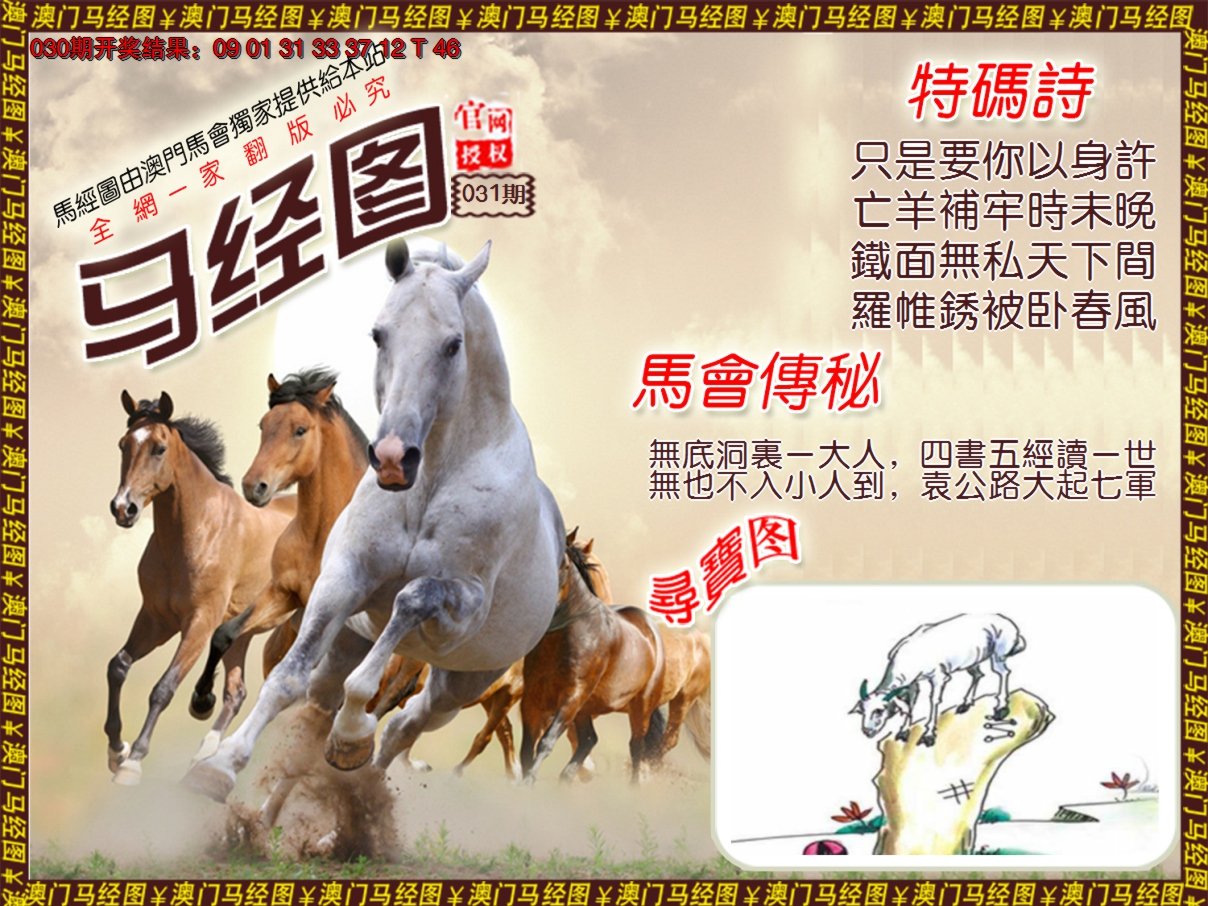 2025031期马经系列1