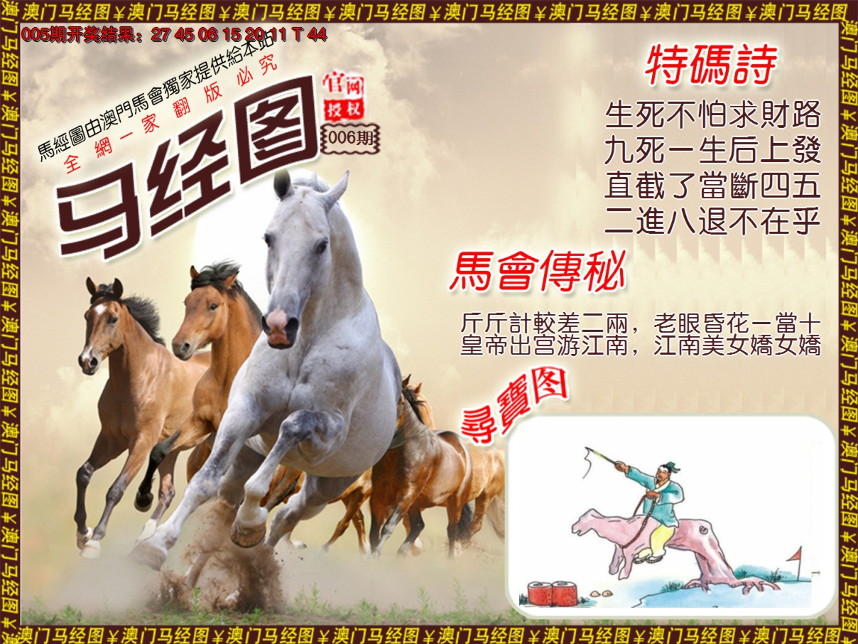 2025006期马经系列1