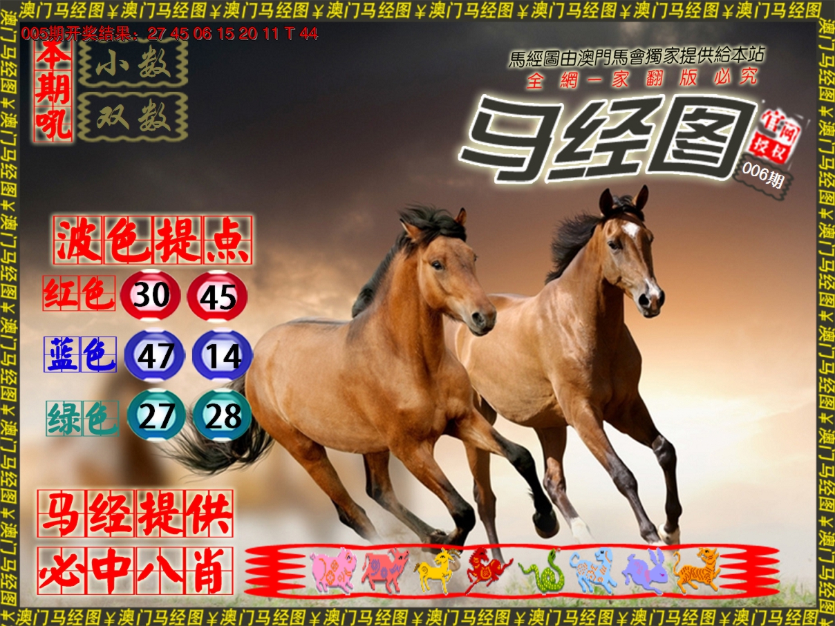 2025006期马经系列3