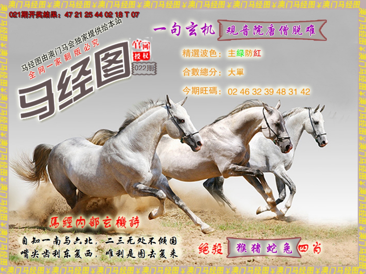 2025022期马经系列6