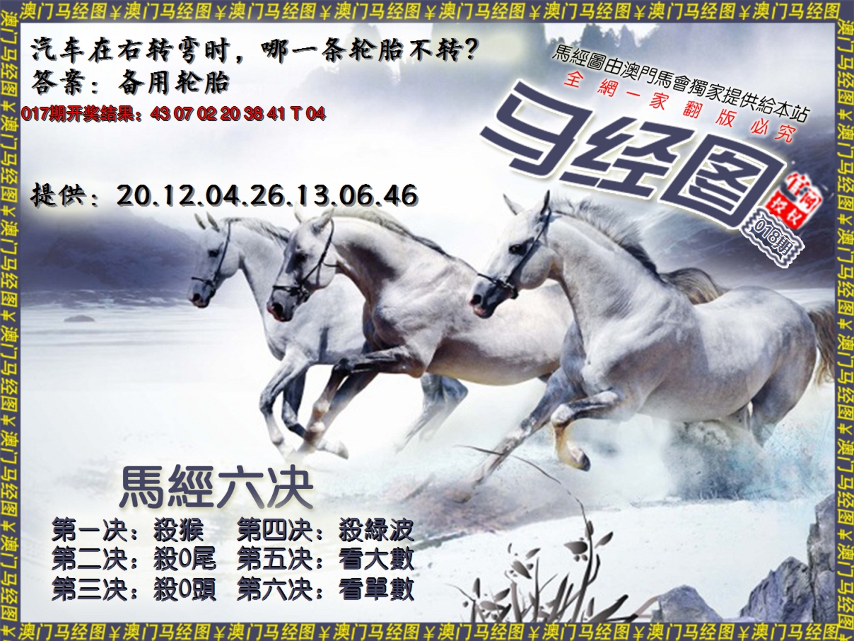 2025018期马经系列7
